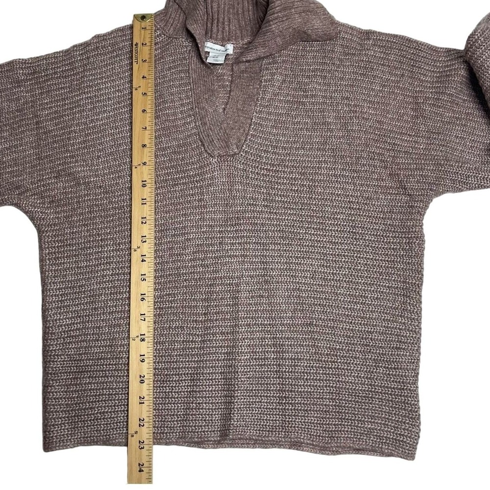 Cupcakes‎ And Cashmere Knit Sweater Shawl Collar Puff Sleeves Size X Small New - Picture 5 of 8